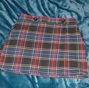 Plaid Forever21 skirt